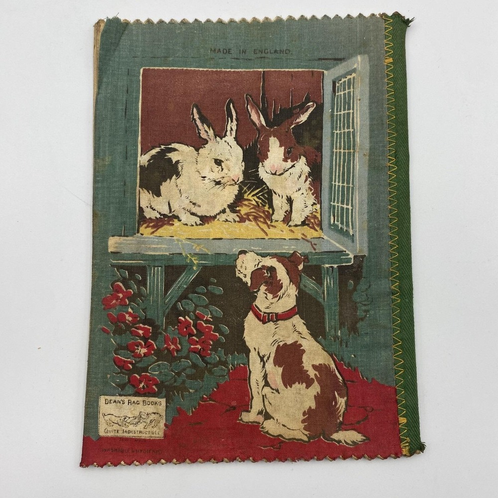 RARE Antique Vintage Anonymous Hallo Neddy! Dean's Rag Book no. 312 London 1940s - Picture 5 of 5